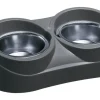 FERPLAST 2 GAMELLES DUO FEED 05> Gamelles Et Distributeurs·Gamelles|Gamelles Et Distributeurs·Gamelles