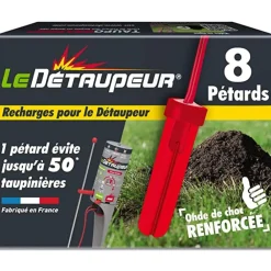 DETAUPEUR 8 RECHARGES> Lutte Contre Les Taupes·Détaupeurs