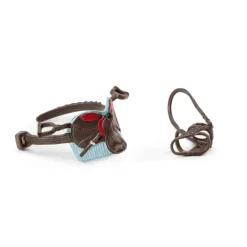 SCHLEICH ACCESSOIRES SELLE & BRIDE HANNAH & CAYENNE>Enfant Figurines·Figurines Liées À L'Équitation