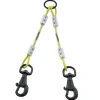 CANIHUNT ACCOUPLE CABLE XTREME 2 CHIENS JAUNE> Colliers, Laisses Et Harnais·Coupleurs|Colliers, Laisses Et Harnais·Coupleurs
