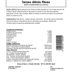 TERZEO VOS ANIMAUX ALIMENT CHEVAL ALIMIX FIBRE 20KG> Aliments Pour Chevaux·Alimentation Cheval Au Travail|Aliments Pour Chevaux·Alimentation Cheval Au Travail