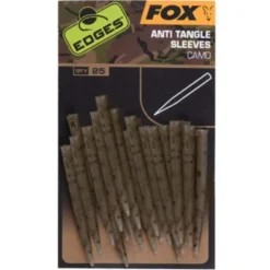 FOX ANTI TANGLE SLEEVES EDGES CAMO X25> Accessoires De Montage Carpe·Accessoires De Montage Fox
