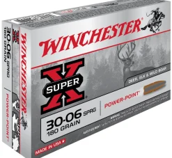 WINCHESTER BALLES 30-06 PP 180GR> Munitions Rayées Pour Le Grand Gibier·Balles 30-06 Springfield