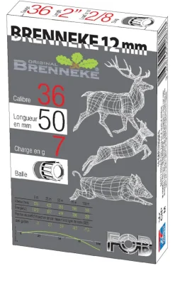 FOB BALLES BRENNEKE 12MM> Cartouches De Chasse Petit Calibre·Cartouches De Plomb Calibre 12Mm Et 410