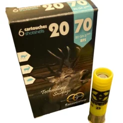 SAUVESTRE BALLES FLECHE X6> Cartouches De Chasse Calibre 20·Balles Fusils