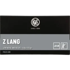 RWS BALLES 22LR Z LANG X50> Munitions De Tir À 50 Mètres·Balles .22Long Rifle Standard