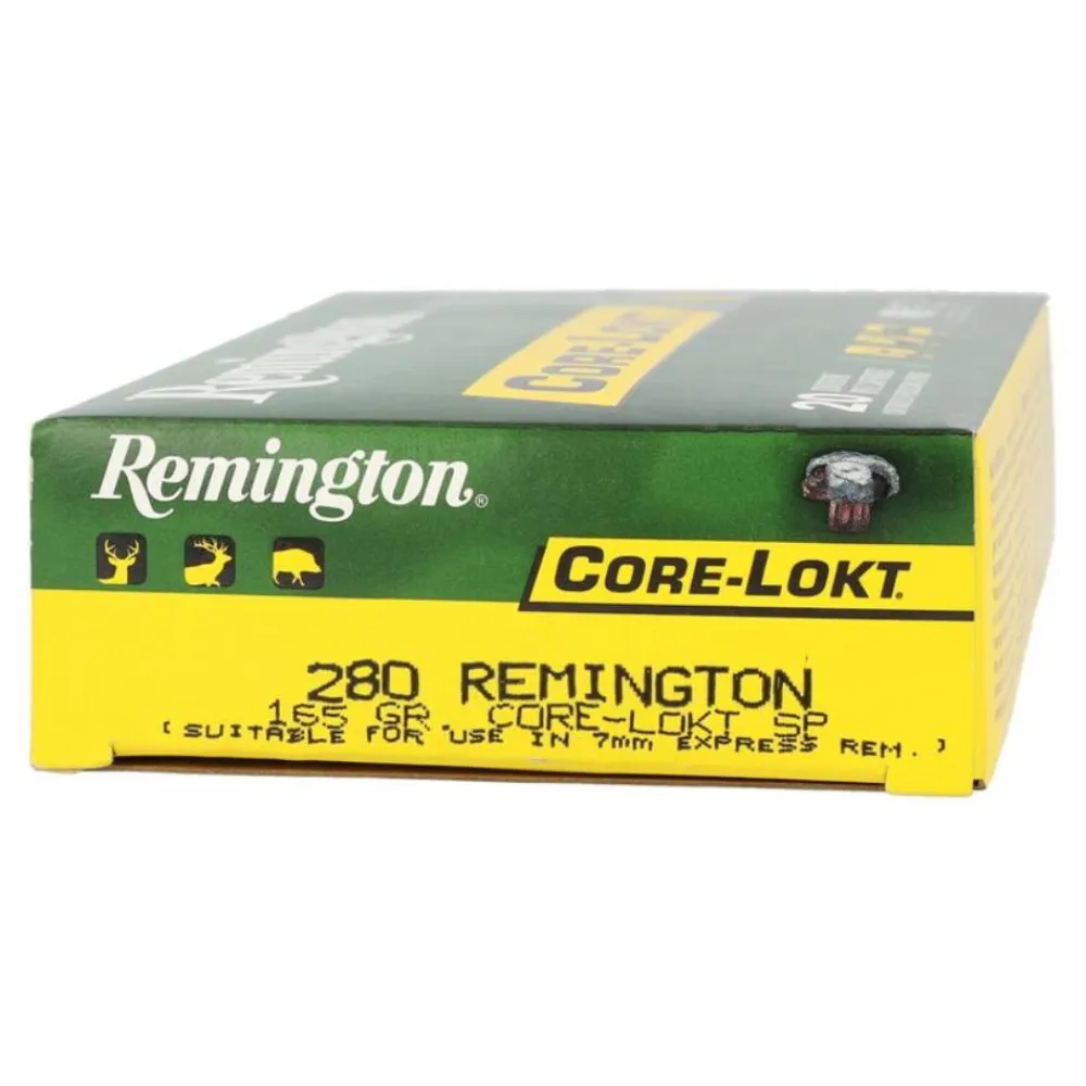 REMINGTON BALLES 280REM CORE-LOKT SP 165GR> Munitions Rayées Pour Le Grand Gibier·Balles 280 Remington