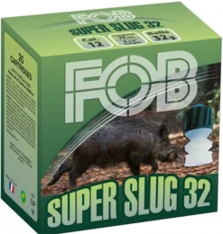 FOB BALLES SUPER SLUG 12/32G> Cartouches De Chasse Calibre 12·Balles Fusils