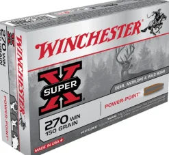 WINCHESTER BALLES 270WIN PP 150GR> Munitions Rayées Pour Le Grand Gibier·Balles 270 Winchester