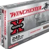 WINCHESTER BALLES 243WIN PP 100GR> Munitions Rayées Pour Le Grand Gibier·Balles 243 Winchester