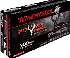 WINCHESTER BALLES 300WM POWER MAX 180GR> Munitions Rayées Pour Le Grand Gibier·Balles 300 Winchester Magnum