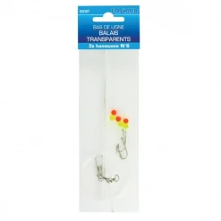 FLASHMER BAS DE LIGNE BALAIS TRANSPARENTS 3> Montages Surf Casting·Bas De Lignes Surf Casting