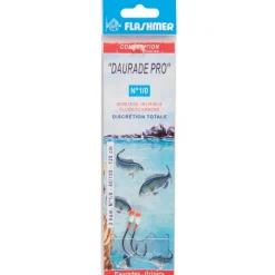 FLASHMER BAS DE LIGNE DAURADE PRO FLUOROCARB> Montages Surf Casting·Bas De Lignes Surf Casting