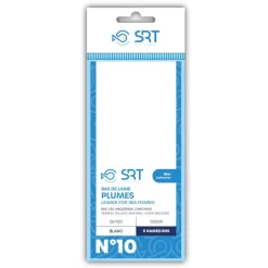 SRT BAS DE LIGNE MER PLUMES BLANCHES 5 HAMECONS><noscript><img width=