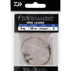 DAIWA BAS DE LIGNE TOURNAMENT ROUGE 20LBS> Tetes Plombées Et Accessoires Leurres·Avançons Pour Leurres