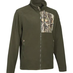 PERCUSSION BLOUSON POLAIRE PASSION MIGRATEUR>Homme Vêtements & Accessoires Camo Roseaux·Sweats Camouflage Roseaux