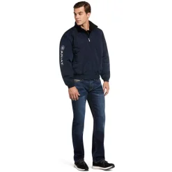 ARIAT BLOUSON STABLE TEAM MARINE HOMME><noscript><img width=