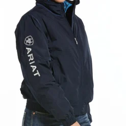 ARIAT BLOUSON STABLE TEAM MARINE FEMME>Femme Textile Ariat·Haut Du Corps Femme Ariat