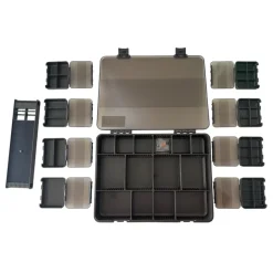 TERZEO PÊCHEURS BOITE CARPE XL + 8 BOITES + BAS DE LIGNE><noscript><img width=