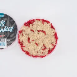 TERZEO PÊCHEURS BOITE D'ASTICOTS PINKIES RUBIS> Appâts Naturels Eau Douce·Asticots