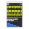 PRESTON BOITE DE PLIOIRS DOUBLE SLIDER 13CM JAUNES X20> Montage Des Lignes·Plioirs