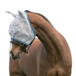 HORSEWARE BONNET ANTI-INSECTES AMIGO SILVER> Protections Contre Les Insectes·Bonnets Et Frontaux Anti-Insectes|Protection Contre Les Insectes·Bonnets Et Frontaux Anti-Insectes