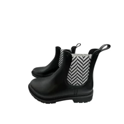 TERZEO CAVALIERS BOOTS ELASTIQUE MOANA ADULTE NOIR BLANC><noscript><img width=