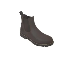 CHESTER BOOTS HUILEES FOURREES MARRON> Chaussant D'Équitation Adulte·Boots D'Équitation Adulte