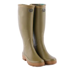 LE CHAMEAU BOTTE CAOUTCHOUC FEMME GIVERNY VERT VIERZON>Femme Bottes·Bottes Caoutchouc Femme|Bottes·Bottes Caoutchouc Femme