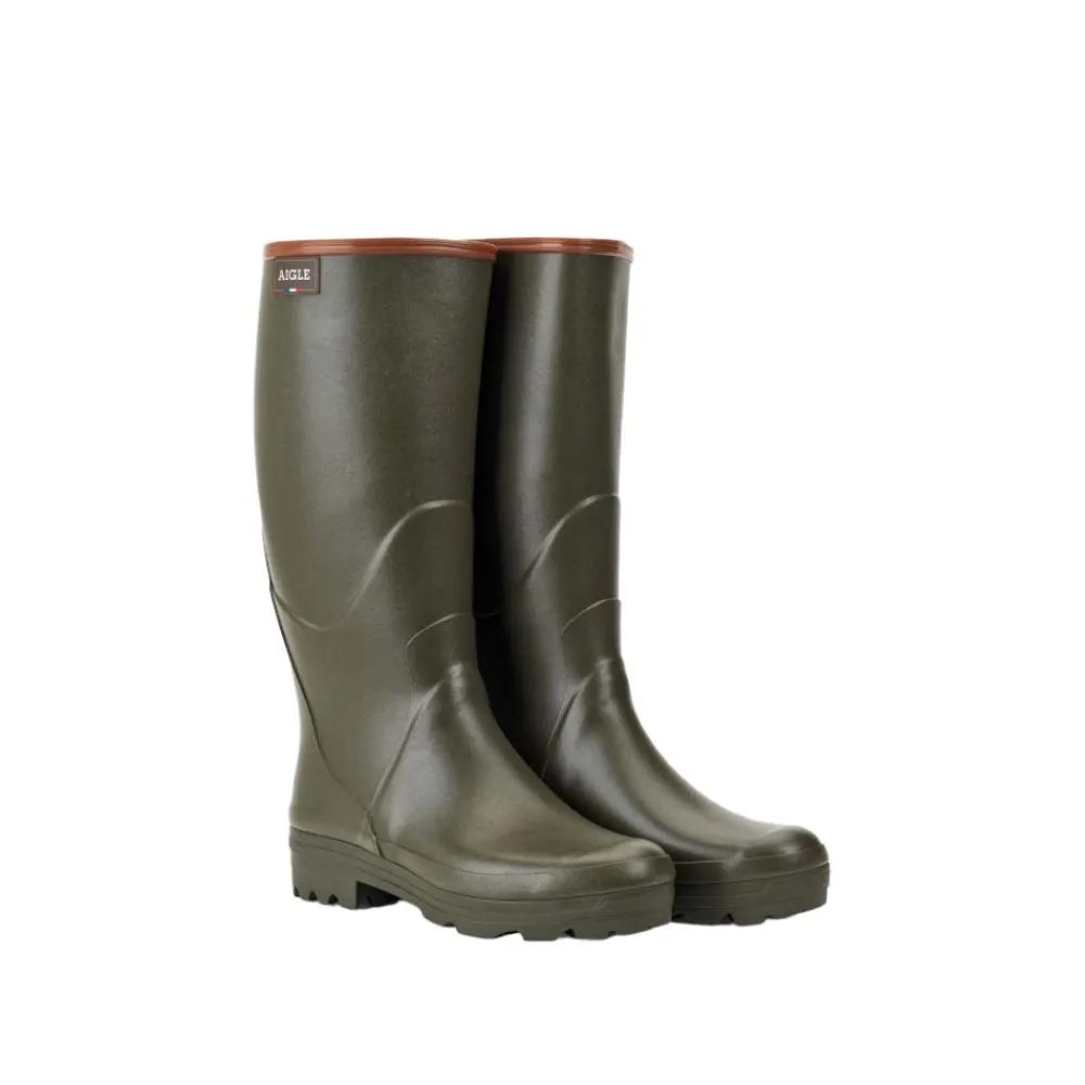 AIGLE BOTTE CHAMBORD KAKI PRO>Homme Bottes·Bottes Caoutchouc|Bottes·Bottes Caoutchouc