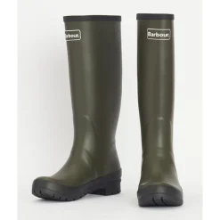 BARBOUR BOTTE FEMME ABBEY OLIVE><noscript><img width=