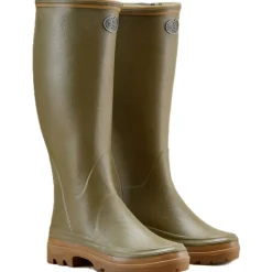 LE CHAMEAU BOTTE FEMME GIVERNY VERT>Femme Bottes·Bottes Caoutchouc Femme|Bottes·Bottes Caoutchouc Femme