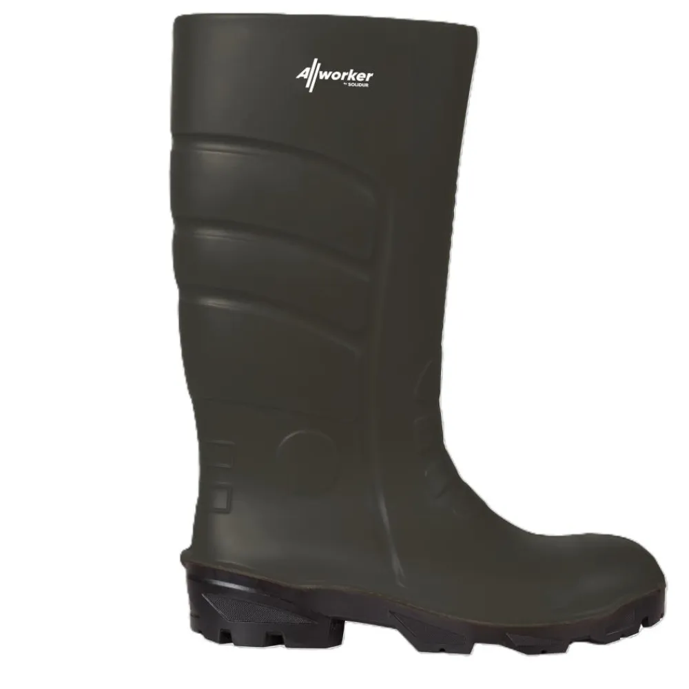 SOLIDUR BOTTES DE TRAVAIL VERTES 04 ALLWORKER S5>Homme Chaussures Et Bottes De Sécurité·Bottes De Sécurité