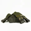 BOYER BRETELLES COMMANDO PATTES CUIR KAKI>Homme Accessoires·Bretelles