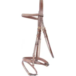 T DE T BRIDON KESSEL TABAC> Briderie·Bridons Cuir