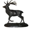 LOVER GREEN BRONZE CERF A L'ARRET> Art Animalier·Bronzes Et Sculptures