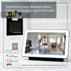 ARLO CAMERA ESSENTIAL INTERIEUR BLANC><noscript><img width=