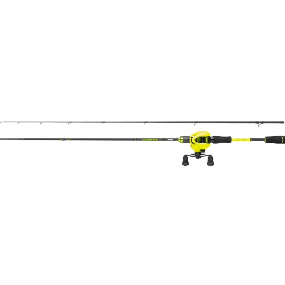 MITCHELL CANNE CASTING MX NEON BLUE 7-35G + MOULINET> Cannes Carnassiers Casting·Ensembles Lancer Casting