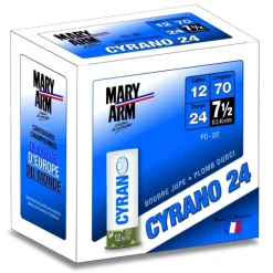MARY ARM CARTOUCHES CYRANO SPORT 12/24G N7.5> Cartouches De Sport Calibre 12·Cartouches De Plomb Bourre À Jupe 24G