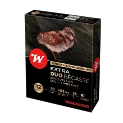 WINCHESTER CARTOUCHES EXTRA DUO BECASSE 12/70 35G> Cartouches De Chasse Calibre 12·Cartouches De Plomb Bécasse