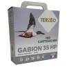 TERZEO CHASSEURS CARTOUCHES GABION 12MAG 35G X100> Cartouches De Chasse Calibre 12·Cartouches De Substitut Haute Pression Bourre À Jupe