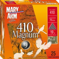 MARY ARM CARTOUCHES 410MAG 19G BJ X25> Cartouches De Chasse Petit Calibre·Cartouches De Plomb Calibre 12Mm Et 410
