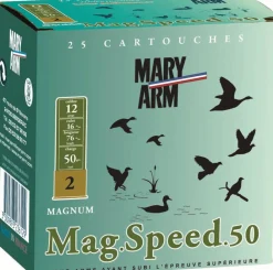 MARY ARM CARTOUCHES MAGNUM SPEED 12MAG 50G B> Cartouches De Chasse Calibre 12·Cartouches De Plomb Bourre À Jupe 43G Et +