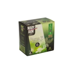 MARY ARM CARTOUCHES PUMA 35 12/70 35G BG X25> Cartouches De Chasse Calibre 12·Cartouches De Plomb Bourre Grasse 33G À 38G