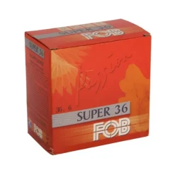 FOB CARTOUCHES SUPER 36 12/70 36G BJ X2> Cartouches De Chasse Calibre 12·Cartouches De Plomb Bourre À Jupe 35G À 36G