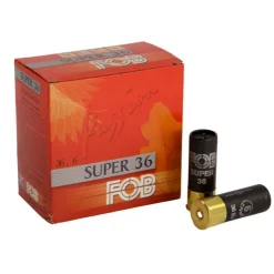 FOB CARTOUCHES SUPER 36 12/70 36G BJ X2> Cartouches De Chasse Calibre 12·Cartouches De Plomb Bourre À Jupe 35G À 36G