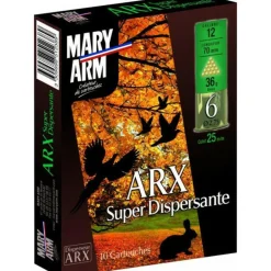 MARY ARM CARTOUCHES SUPER ARX 12/70 36G ARX> Cartouches De Chasse Calibre 12·Cartouches De Plomb Bécasse