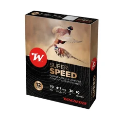 WINCHESTER CARTOUCHES SUPER SPEED 12/70 36G BJ> Cartouches De Chasse Calibre 12·Cartouches De Plomb Bourre À Jupe 35G À 36G