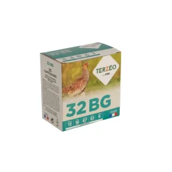TERZEO CHASSEURS CARTOUCHES T&E 12/67 32G BG X25> Cartouches De Chasse Calibre 12·Cartouches De Plomb Bourre Grasse 28G À 32G