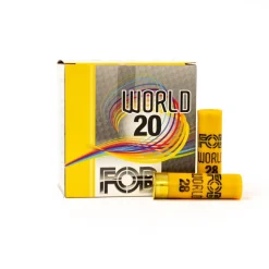 FOB CARTOUCHES WORLD 20/28G x25> Cartouches De Sport Calibre 20·Cartouches De Plomb Bourre À Jupe